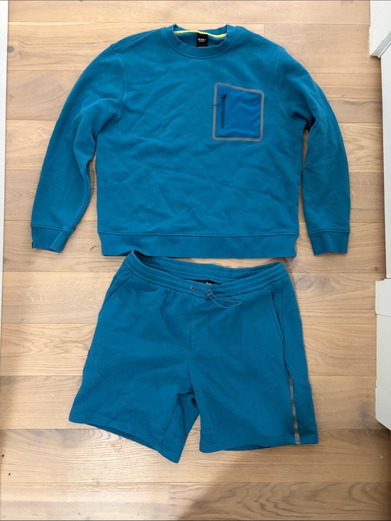 Bonobos Other - Bonobos Teal Crewneck Top & Shorts Pajama Set